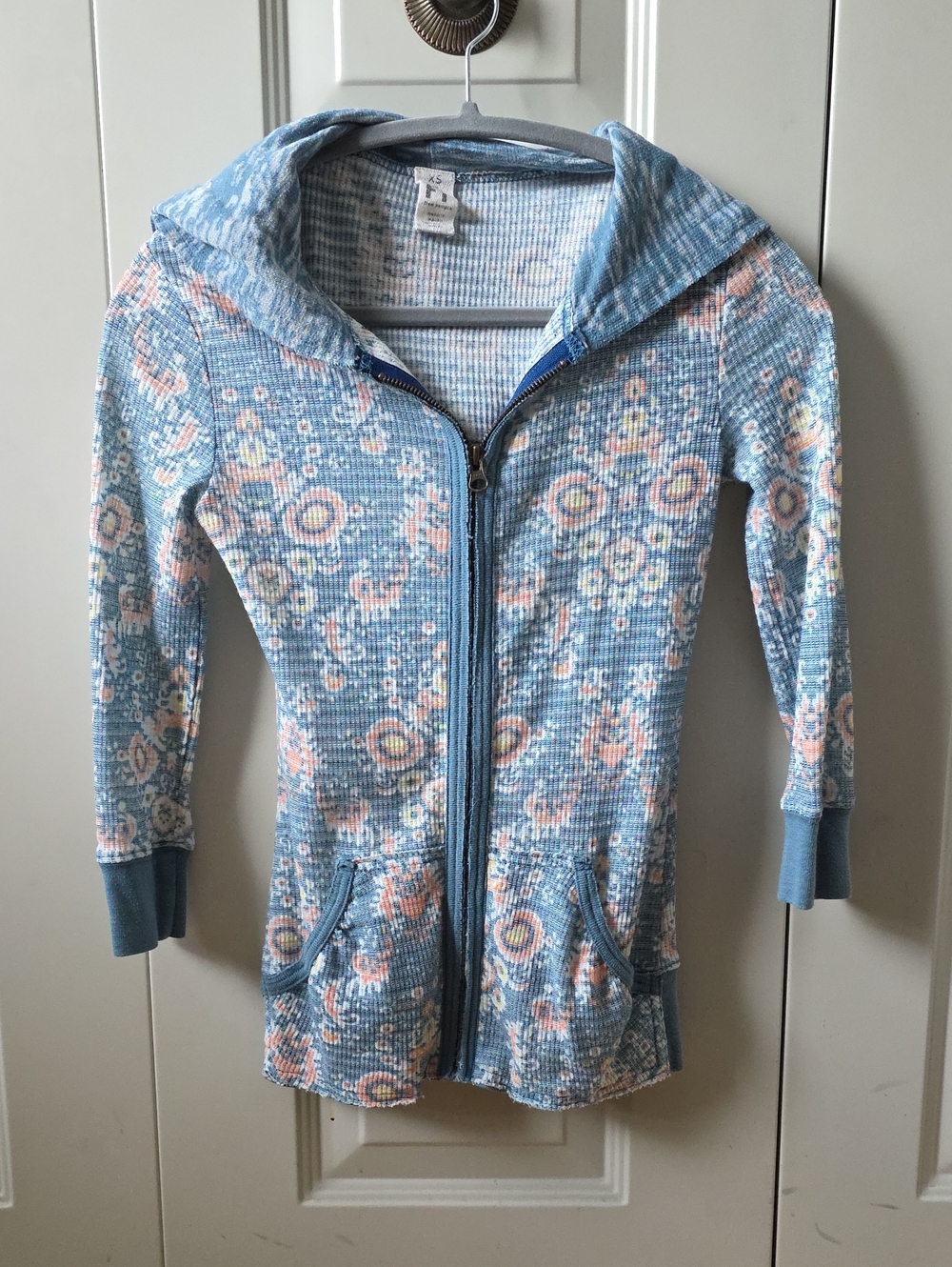 Free People 3/4 Sleeve Lightweight Hoodie